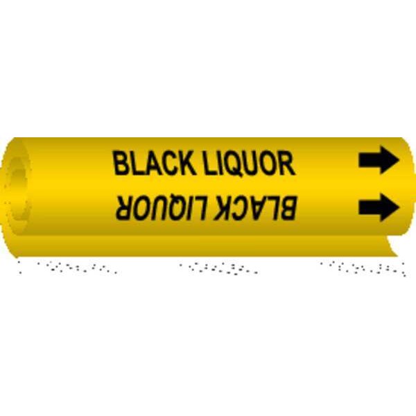 Brady Pipe Marker, Black Liquor, 2-1/2to7-7/8 In - 5634-II