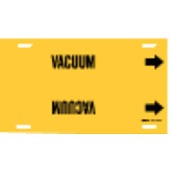 Brady Pipe Marker, Vacuum, Yellow, 8 to 9-7/8 In - 4146-G