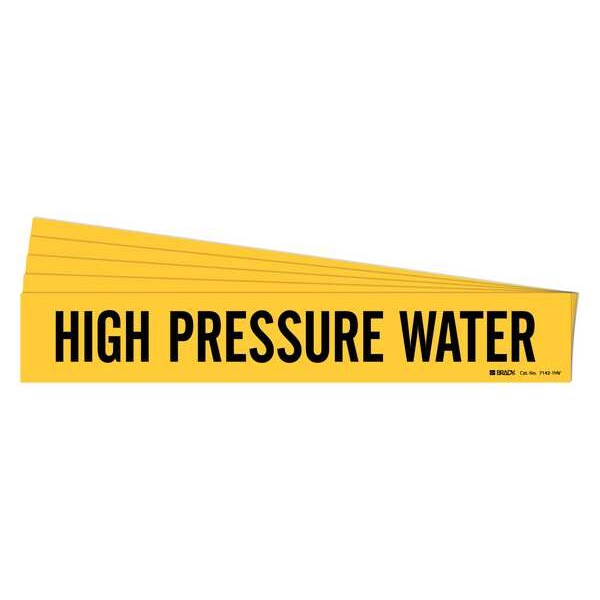 Brady Pipe Marker, PK5, 7142-1HV-PK - 7142-1HV-PK