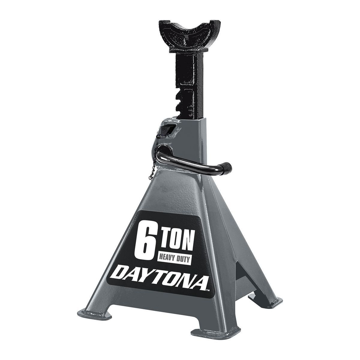 Soportes de gato de trinquete de servicio pesado de 6 toneladas Daytona, gris pizarra - 70594