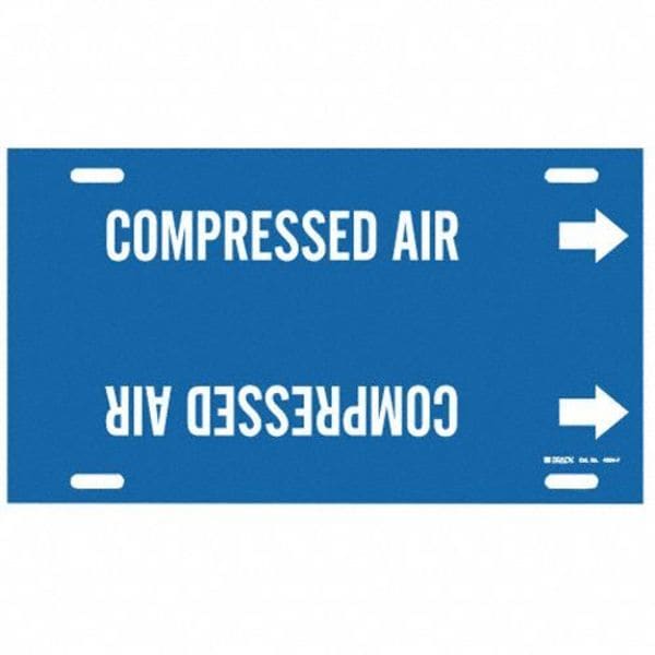 Brady Pipe Markr, Compressed Air, Bl, 6to7-7/8 In - 4034-F