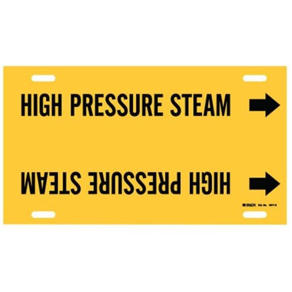 Brady Pipe Markr, High Pressure Steam, 10to15 In - 4077-H