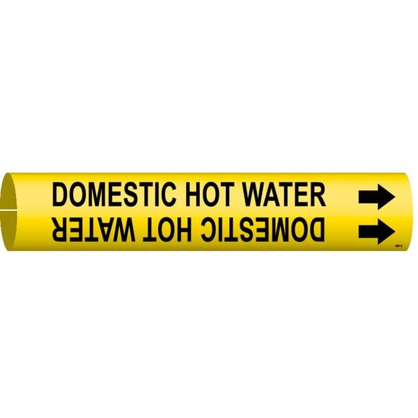 Brady Pipe Mkr, Domestic Hot Water, 2-1/2to3-7/8, 4051-C - 4051-C