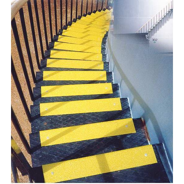 Vigil Antislip Anti-Slip Stair Nosing, Yellow, 23-5/8in W, 02-635 - 02-635