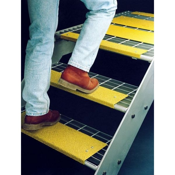 Vigil Antislip Anti-Slip Stair Nosing, Yellow, 29-1/2in W, 02-665 - 02-665