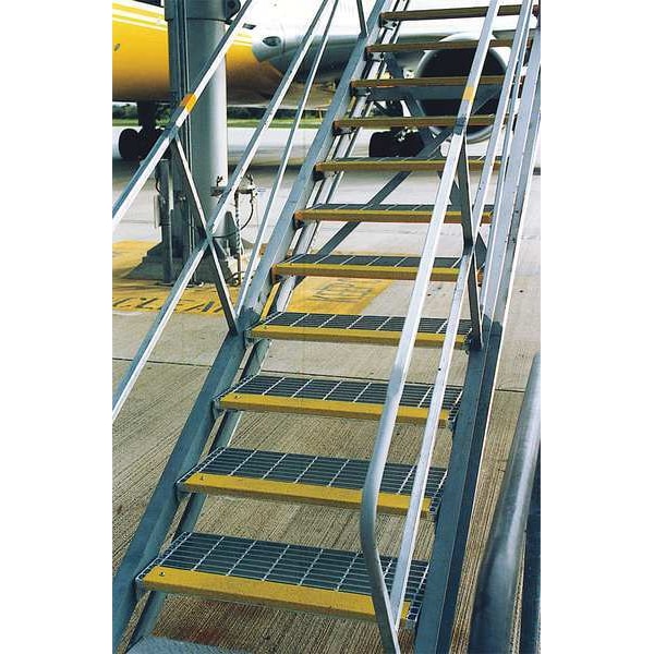 Vigil Antislip Anti-Slip Stair Nosing, Yellow, 29-1/2in W, 02-665 - 02-665