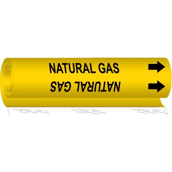 Brady Pipe Markr, Natural Gas, Y, 2-1/2to7-7/8 In, 5726-II - 5726-II