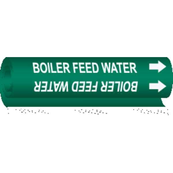 Brady Pipe Marker, Boiler Feed Water, 5801-II - 5801-II