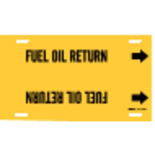 Brady Pipe Markr, Fuel Oil Return, Y, 8to9-7/8 In - 4064-G