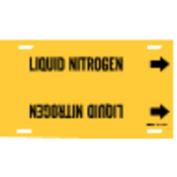 Brady Pipe Markr, Liquid Nitrogen, Y, 6to7-7/8 In - 4227-F