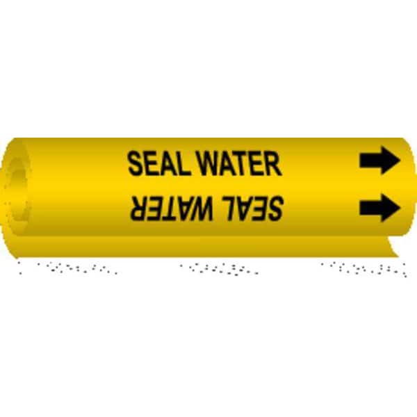 Brady Pipe Marker, Seal Water, 5757-II - 5757-II
