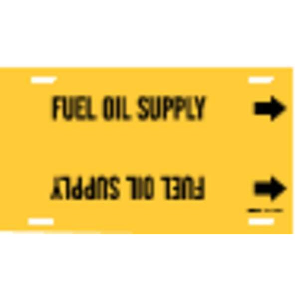 Brady Pipe Markr, Fuel Oil Supply, Y, 6to7-7/8 In - 4065-F