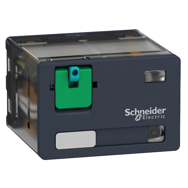 Relé enchufable de Schneider Electric, 250V, 15A, rpm + Opciones, 24V de voltaje de bobina de corriente continua, 4 contactos normalmente abiertos - RPM42BD