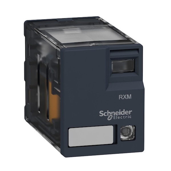 Relevador enchufable en miniatura de Schneider Electric - Zelio RXM 4 C/, 24V DC Coil Volts, 4 C/O - RXM4AB3BD.