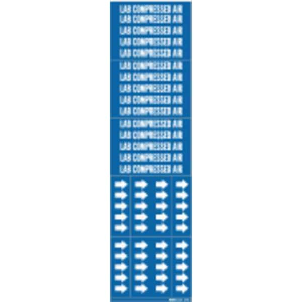 Brady Pipe MarkeLab Compressed AiBl, to 3/4 In - 7170-3C