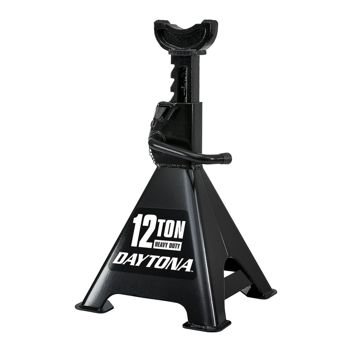 Soportes de gato con trinquete de servicio pesado de 12 toneladas Daytona, negro - 58341