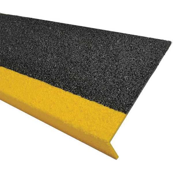 Sure-Foot FRP Cover HD Grit, 9"x36", Yellow/Black - 9N12009X003617H