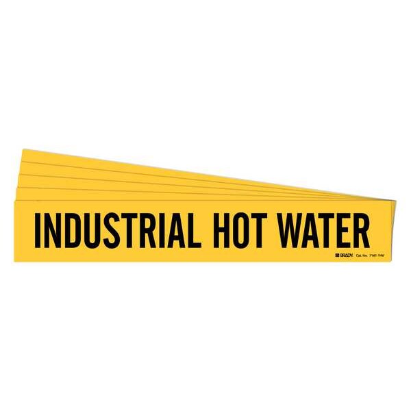 Brady Pipe Marker, PK5, 7161-1HV-PK - 7161-1HV-PK