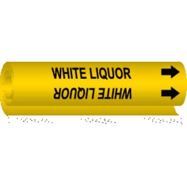 Brady Pipe Marker, White Liquor, 5791-I - 5791-I