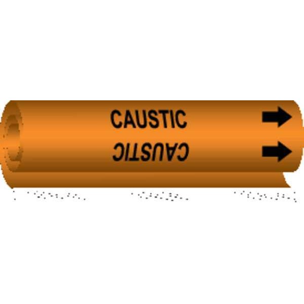 Brady Pipe Marker, Caustic Soda, 5807-I - 5807-I