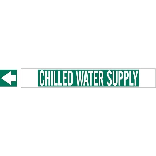Brady Pipe Mkr, Chilled Water Supply, 8In orGrtr, 5648-HPHV - 5648-HPHV