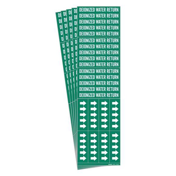 Brady Pipe Marker, PK5, 7074-3C-PK - 7074-3C-PK