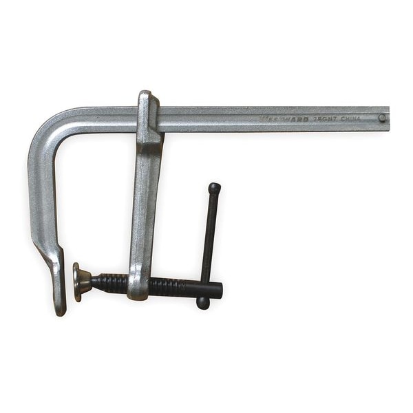 Westward 8 in Bar Clamp, Steel Handle and 4 3/4 in Throat Depth - 2FGN7