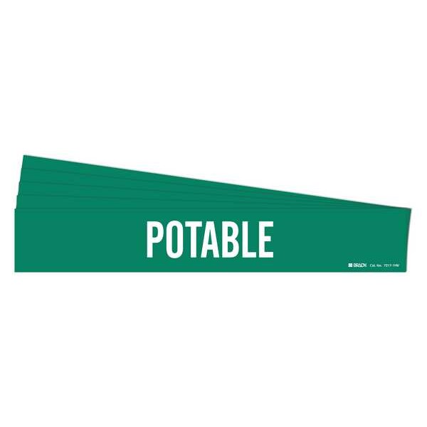 Brady Pipe Marker, PK5, 7217-1HV-PK - 7217-1HV-PK