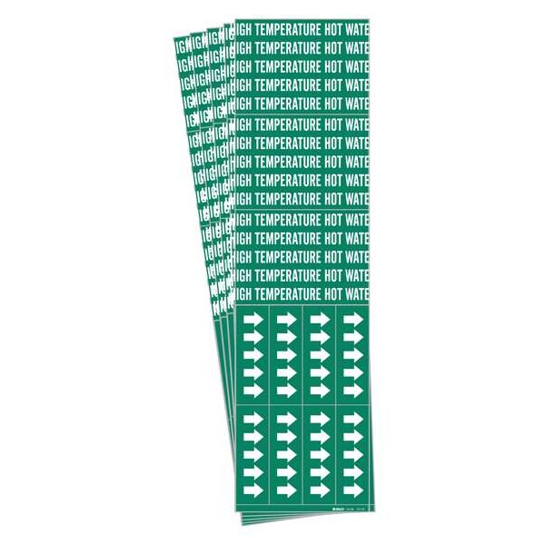 Brady Pipe Marker, PK5, 7371-3C-PK - 7371-3C-PK