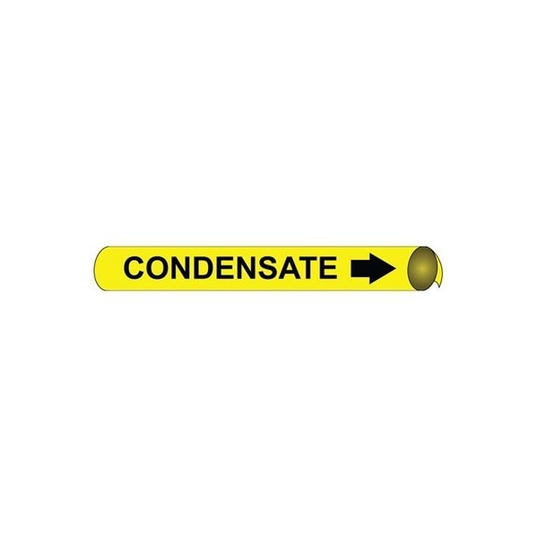 Nmc Pipemarker Strap-On, Condensate B/Y, Fit, F4024 - F4024