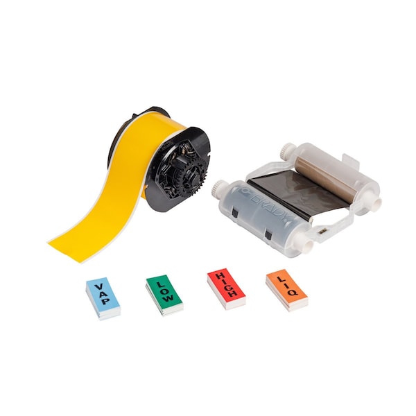 Brady Pipe Marker Label Kit, Label Tape Roll, 176224 - 176224