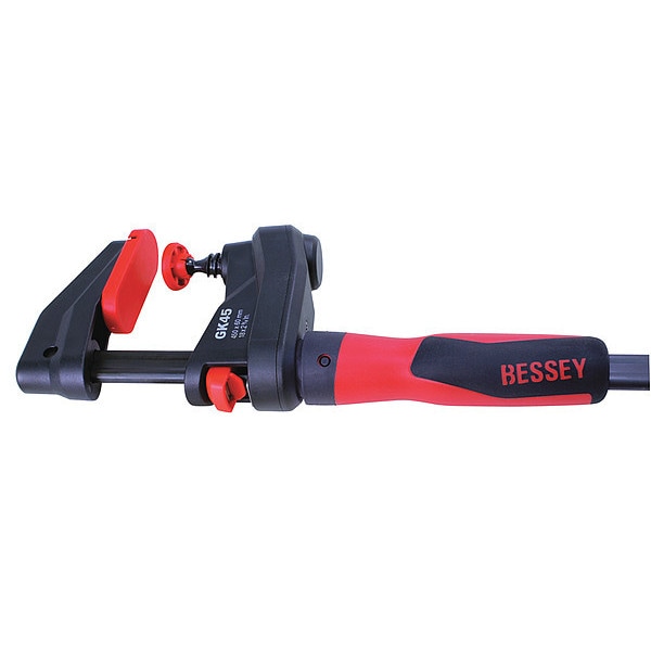 Bessey Bar Clamp, Plastic Handle and 2 3/8 in Throat Depth - GK45
