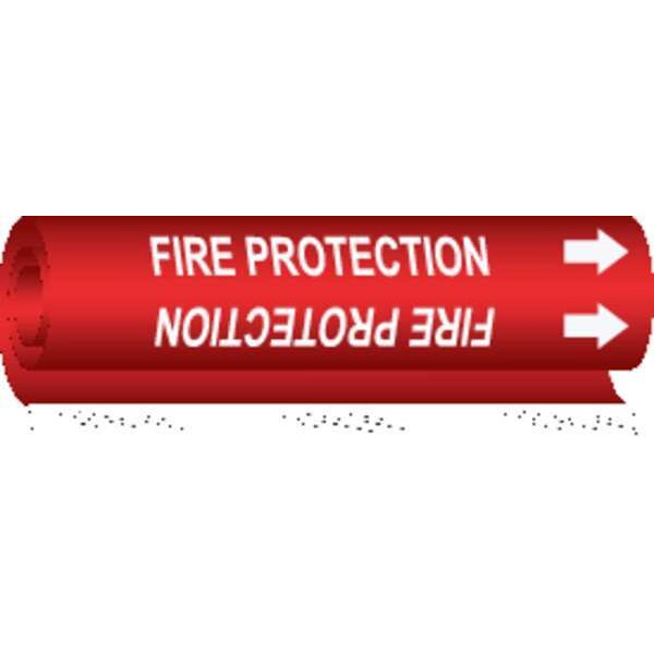 Brady Pipe MarkeFire Protection, 1/2to1-3/8 In - 5688-O