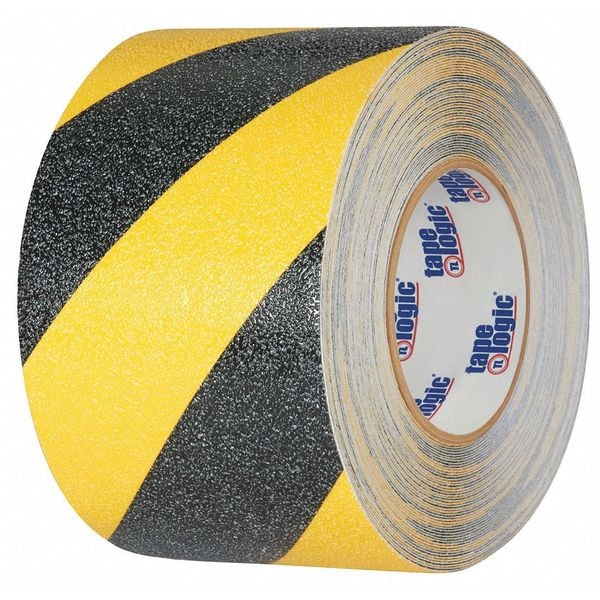 Tape Logic Tape Logic Heavy-Duty Striped Anti-Slip Tape, 33 Mil, 2" x 60', Black/Yellow, 1/Roll - T96760BY