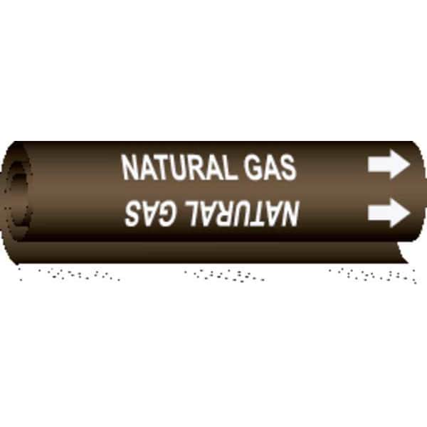 Brady Pipe Marker, Natural Gas, 5841-I - 5841-I