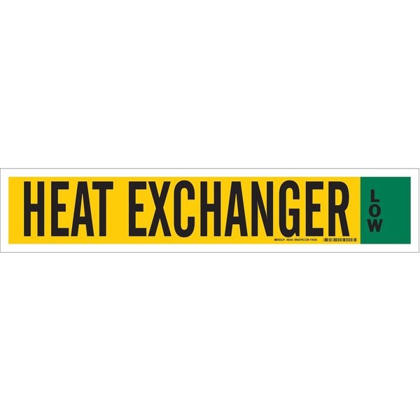 Brady Ammonia Pipe Markers, 4inHx24inW, Vinyl, 90343 - 90343