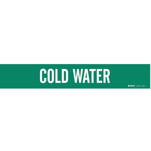 Brady Pipe Markr, Cold Water, Gn, 2-1/2to7-7/8 In - 7055-1
