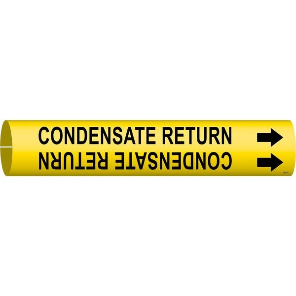 Brady Pipe Mrkr, Condensate Return, 3/4to1-3/8In, 4037-A - 4037-A
