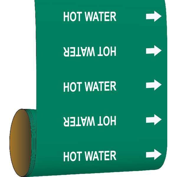 Brady Pipe Marker, 30 ft. H x 12in. W, Vinyl, 109220 - 109220