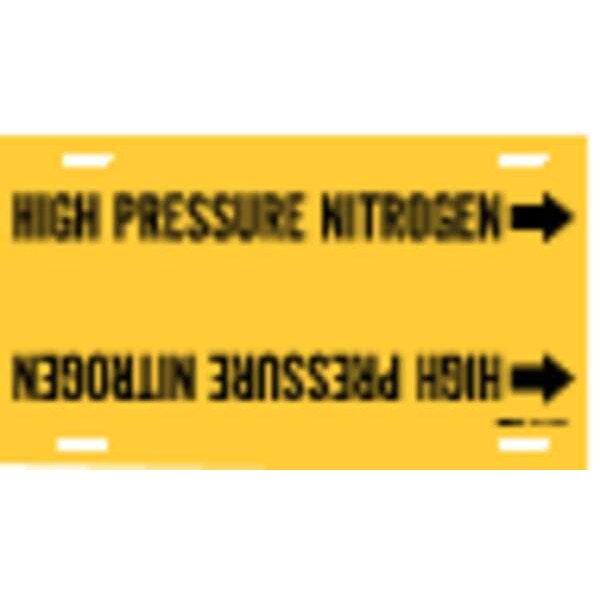 Brady Pipe Mrkr, High Pressure Nitrogen, 10 to15 - 4195-H