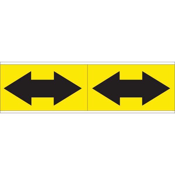 Brady Pipe Marker, 2-1/4in. H x 7in. W, Vinyl, 76514 - 76514