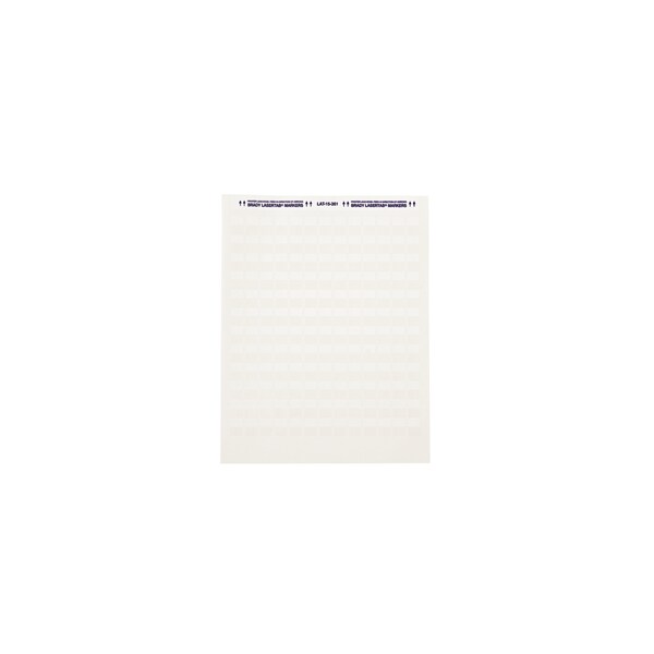 Brady 1.0" X 1.33" MARKER LASERTAB, 1000/PK, PK 1000 - 239205