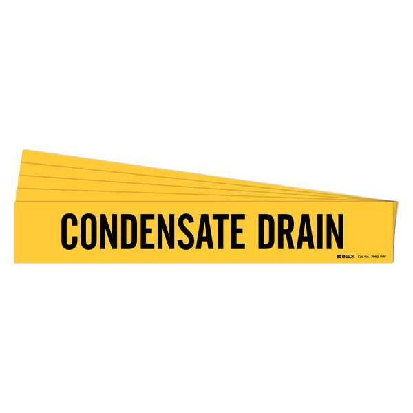 Brady Pipe Marker, PK5, 7062-1HV-PK - 7062-1HV-PK