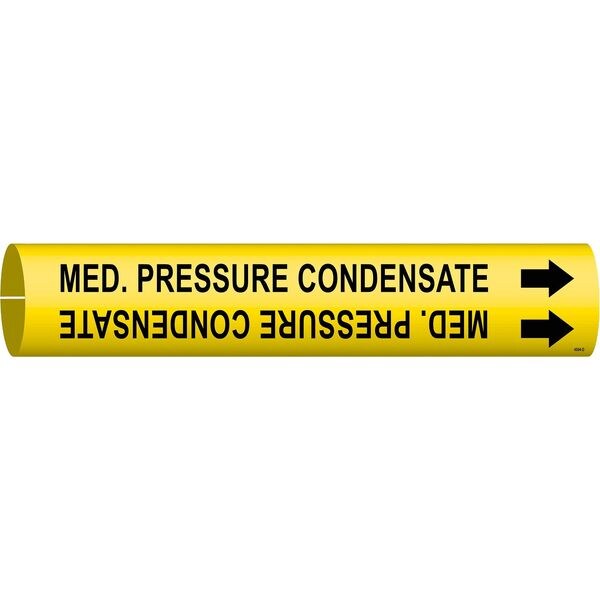 Brady Pipe Mrkr, Med. Pressure Condensate, 4 to6 - 4094-D