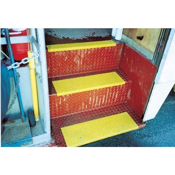 Vigil Antislip Anti-Slip Stair Nosing, Yellow, 23-5/8in W, 02-610 - 02-610