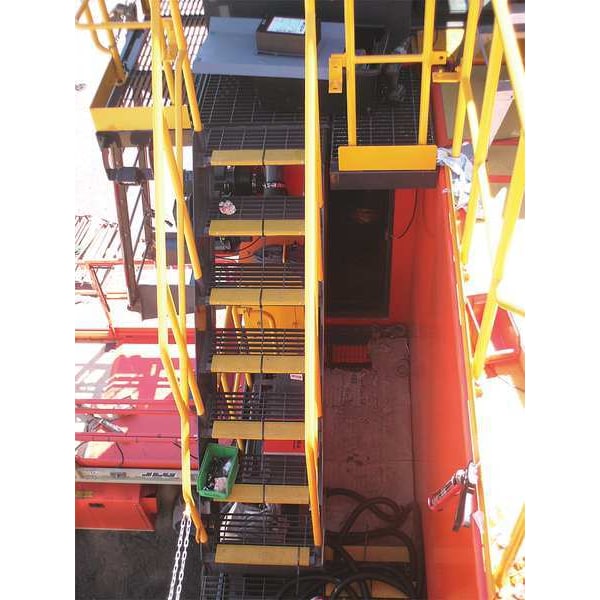 Vigil Antislip Anti-Slip Stair Nosing, Yellow, 29-1/2in W, 02-615 - 02-615