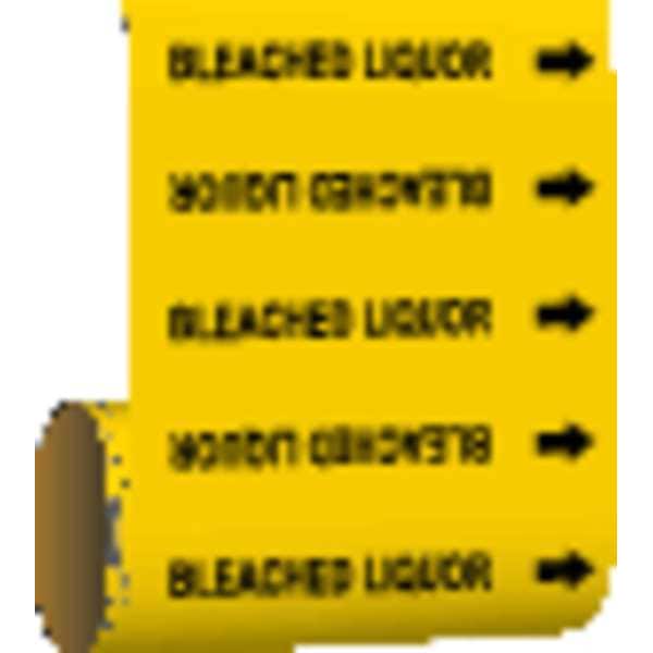 Brady Pipe Marker, Bleaced Liquor, Yel, 52642 - 52642