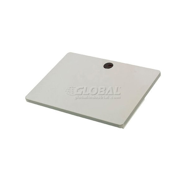 Global Industrial Plastic Laminate Worksurface, 27inW x 20inD, Beige - 242257BG