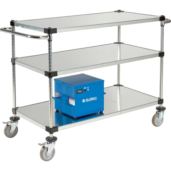 Global Industrial Mobile Powered Laptop Workstation, 40AH Battery, 48inW x 24inD - 800545