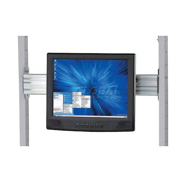 Global Industrial Flat Panel Monitor Track For 24in LAN Station - 300911